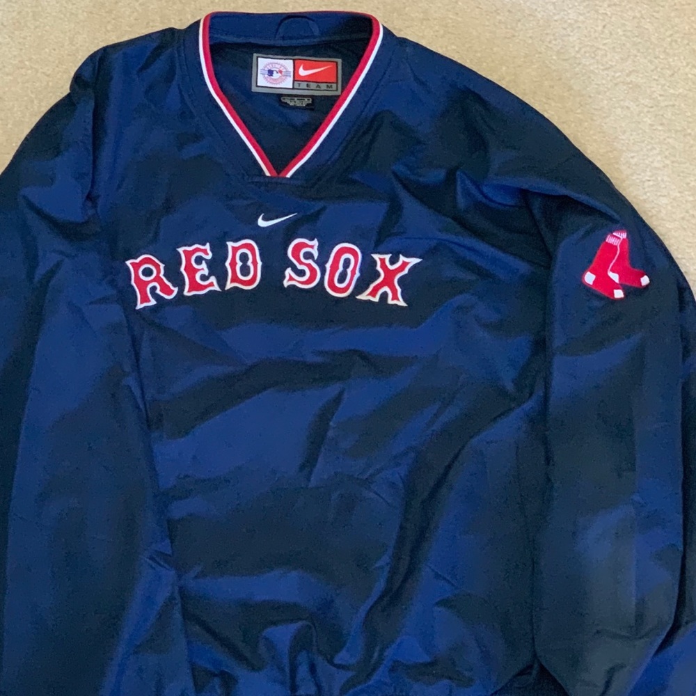 Nike Red Sox team jacket windbreaker mlb baseball